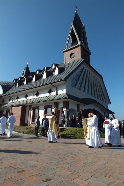 Poświęcenie obejścia kościoła