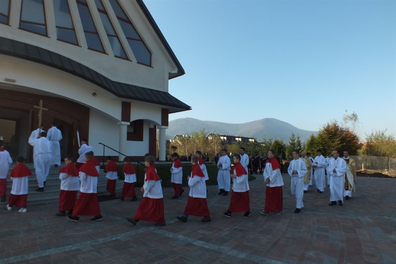Poświęcenie obejścia kościoła